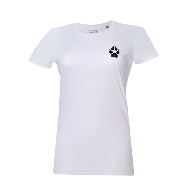 Koszulka Extreme Wolf damska biała koszulka do biegania dla sportowców koszulka dla biegaczy
