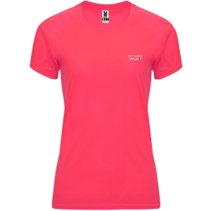 Koszulka różowa Extreme Wolf, koszulka do biegania, koszulka sportowa, przód, front